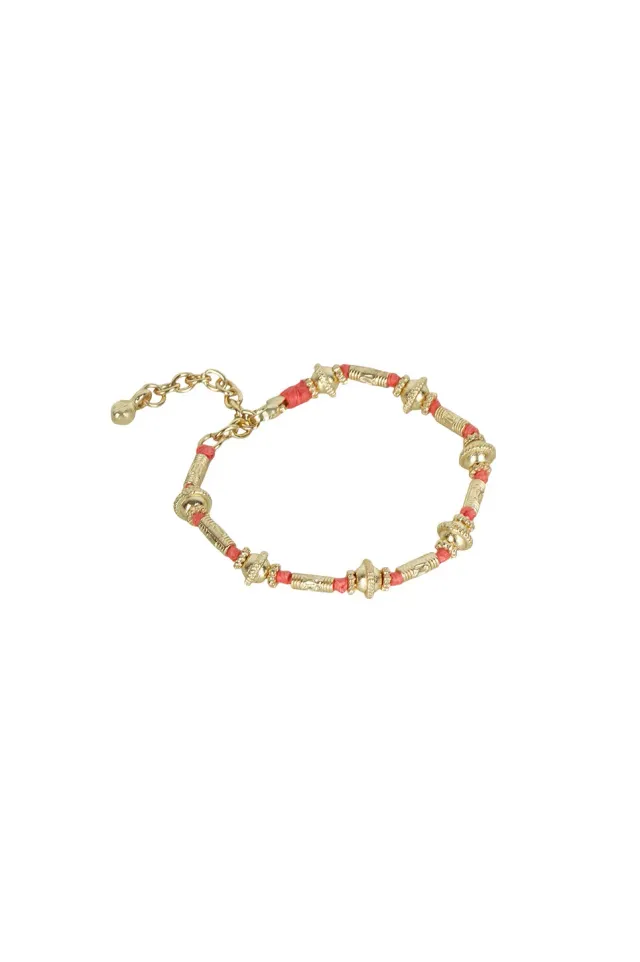 House of Tuhina Kaari bracciale corallo fatto a mano