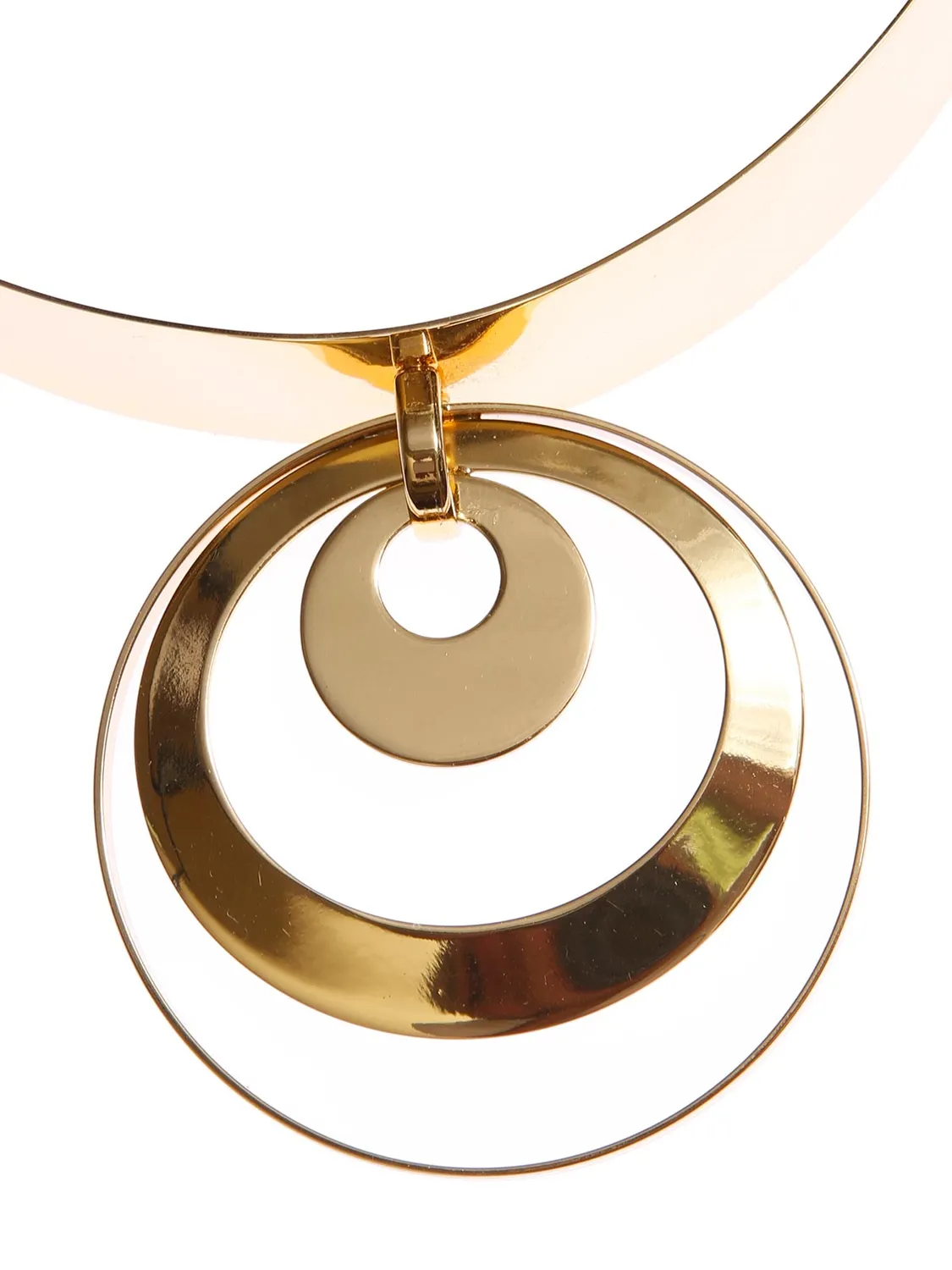 Rada Collana Choker Alto Argento Cerchi
