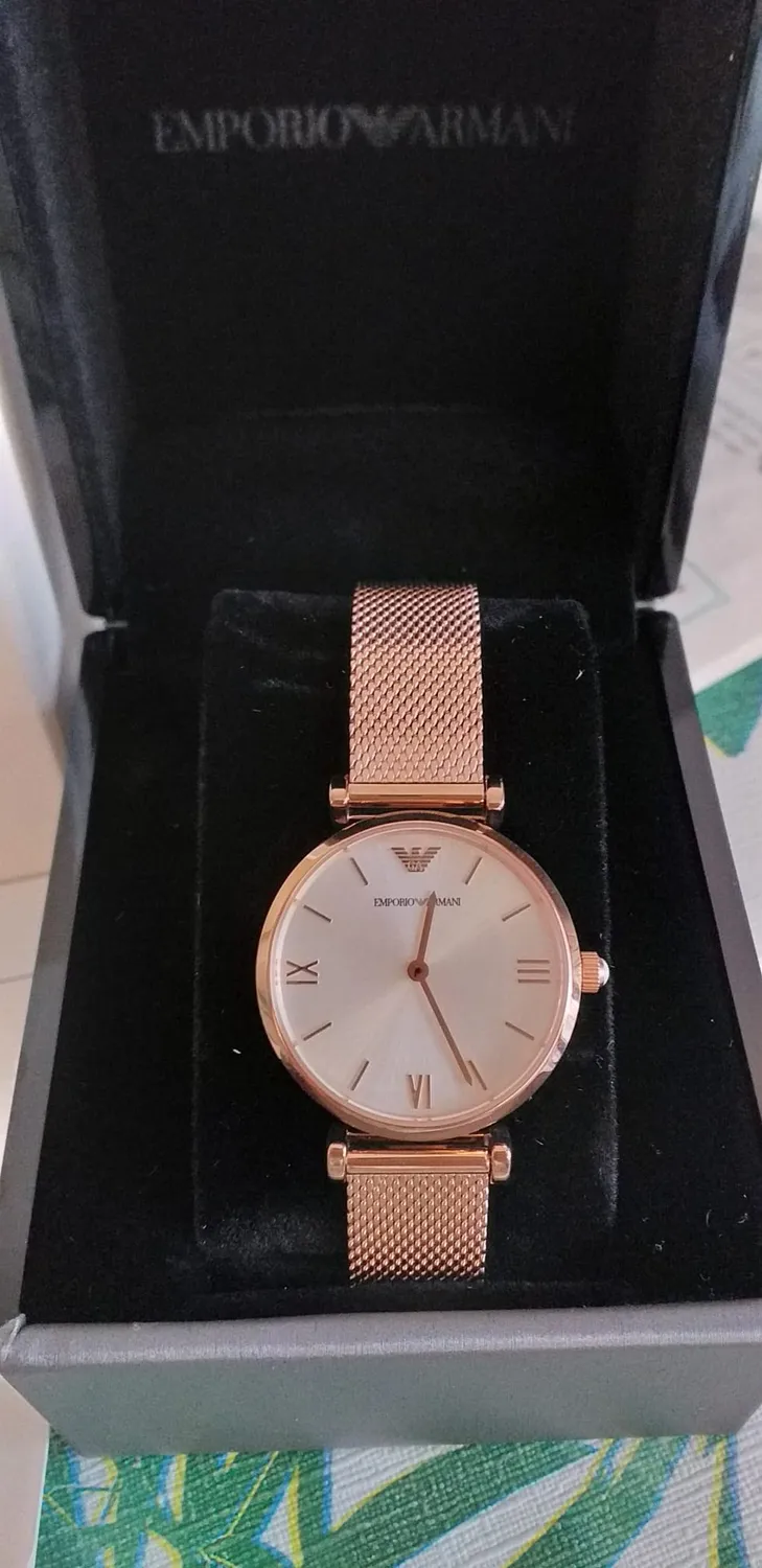 Emporio Armani Orologio Donna Oro Pallido Elegante