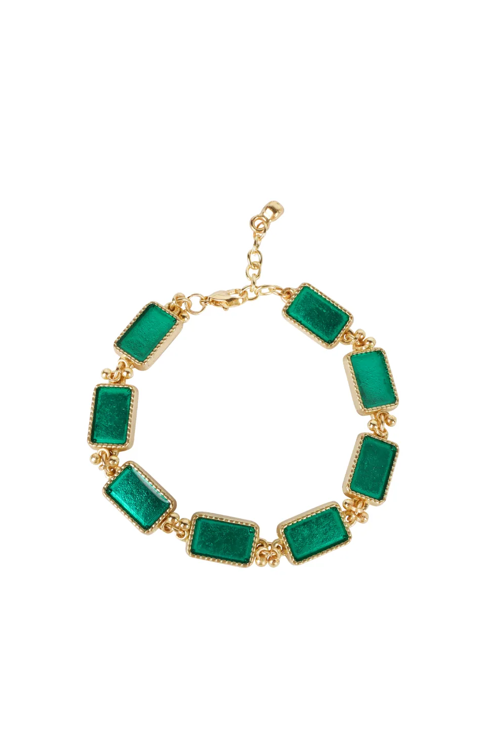 House of Tuhina Enamel Brick bracciale smaltato multicolore