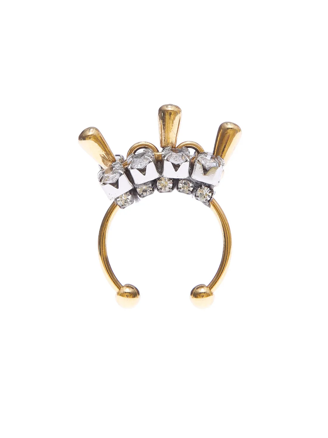 Rada Anello Borchie anello oro antico catena punk