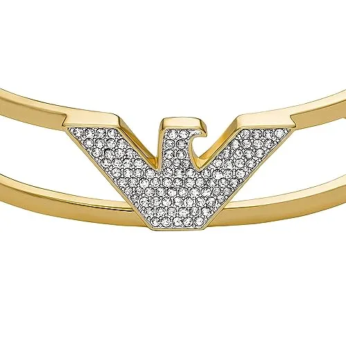 Emporio Armani EGS3047710 bracciale manchette oro cristalli