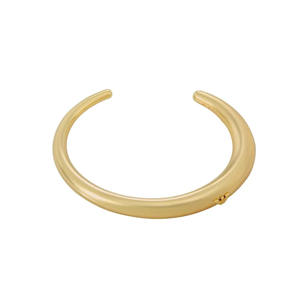Emporio Armani Open Bangle Bracciale Ottone Oro Zafferano
