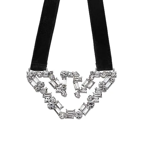 Emporio Armani EGS3049040 collana donna ottone cristalli argento