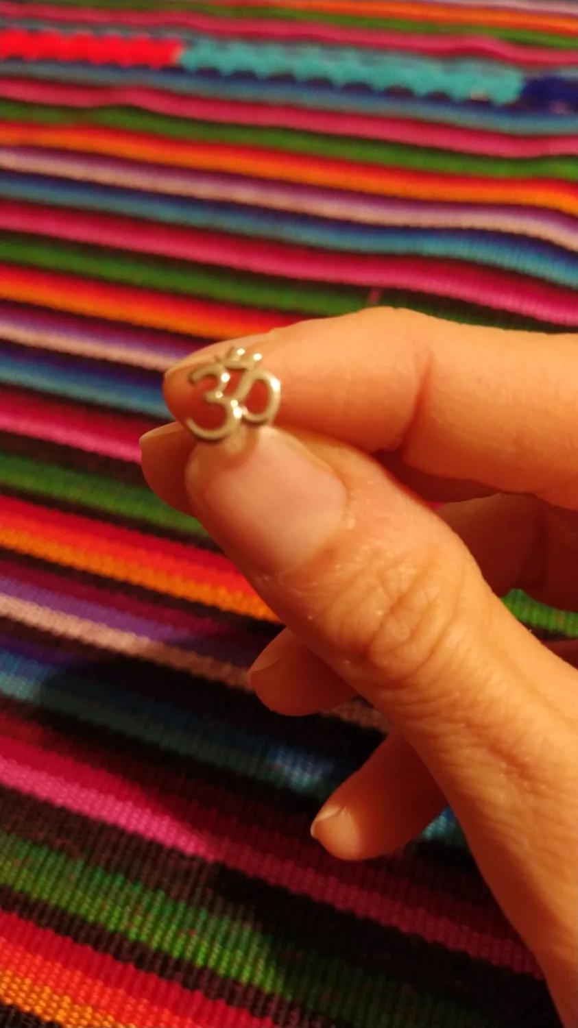 Diamond Treats Orecchini Om Oro Rosa Argento 925