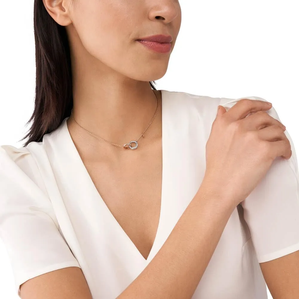 Emporio Armani Collana Donna Acciaio Oro Rosa Argento