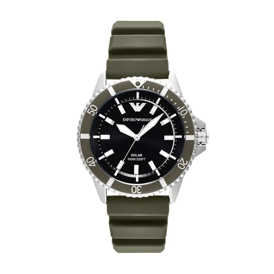 Emporio Armani AR11699 orologio solare silicone 42mm