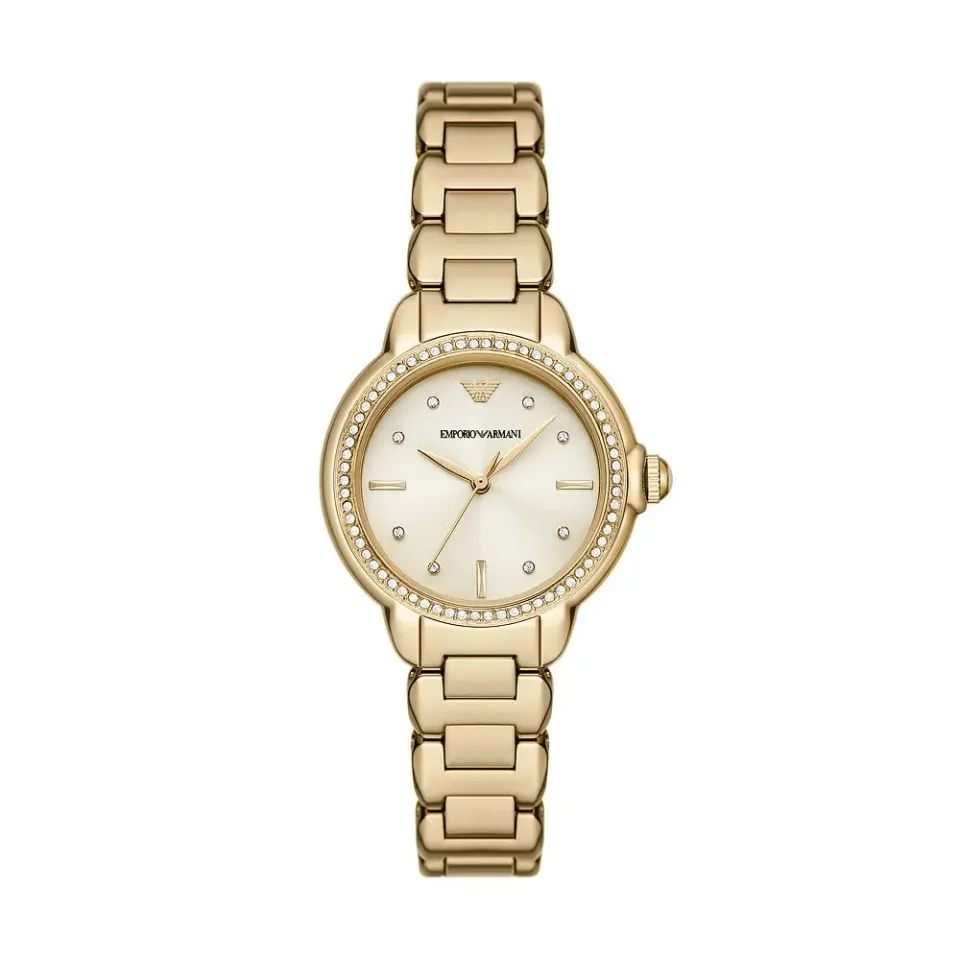 Emporio Armani Orologio Donna Oro Rosa Crema Autunno Inverno 2025