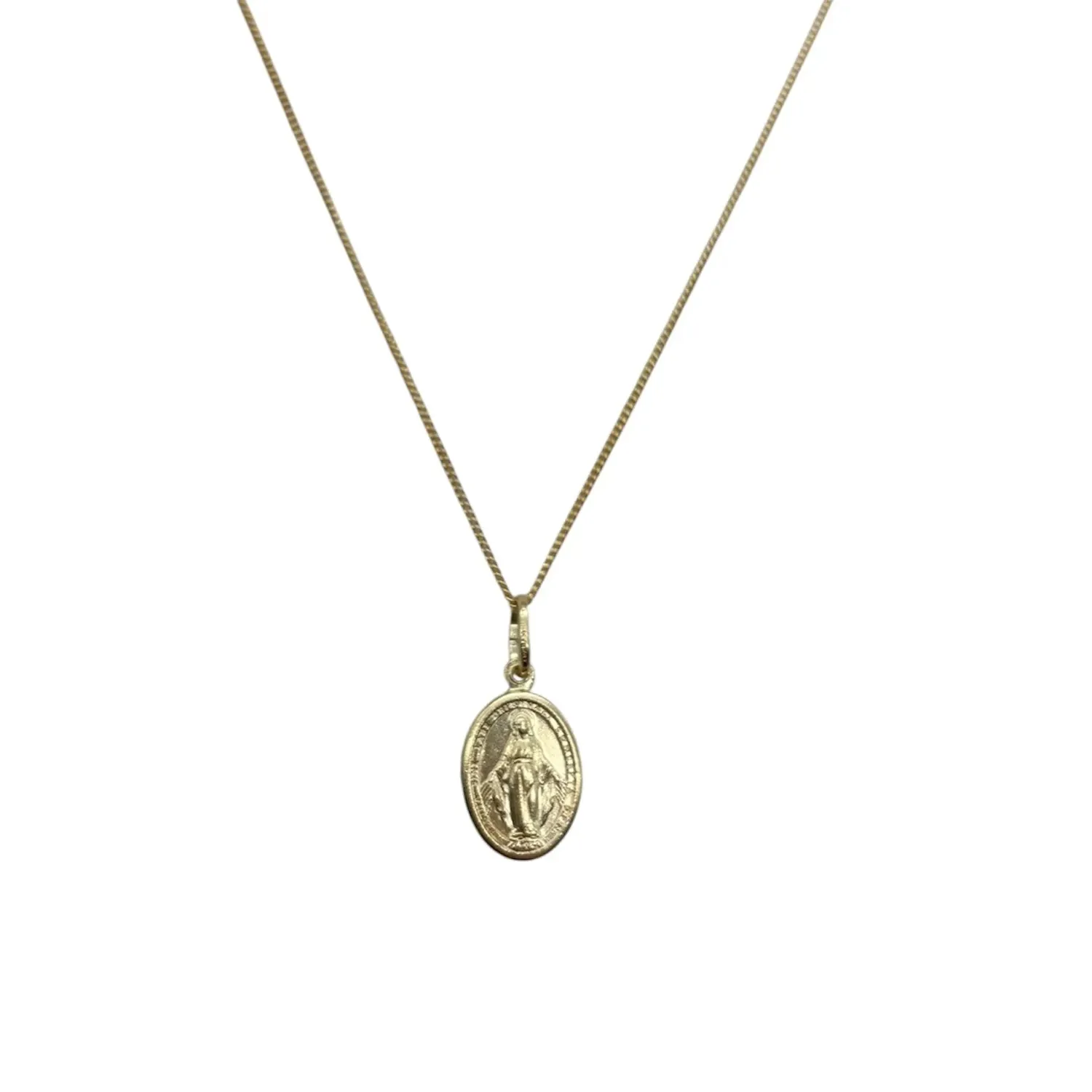Ornamenta Medaglia Miracolosa collana argento 925 oro