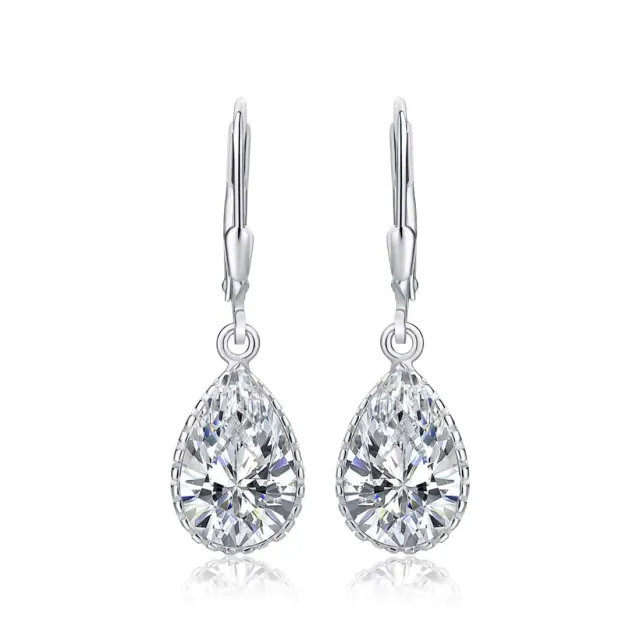 Diamond Treats orecchini pendenti argento 925 zirconi pera