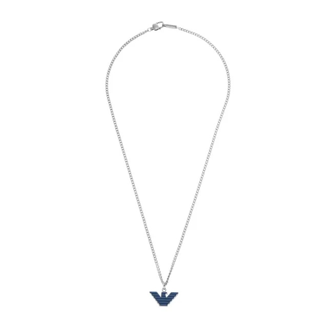 Emporio Armani Essential Collana Uomo EGS2909040 Aquila Blu Acciaio