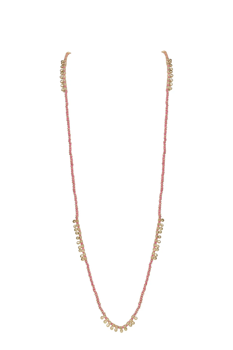 House of Tuhina Manjari collana rosa loto fatta a mano