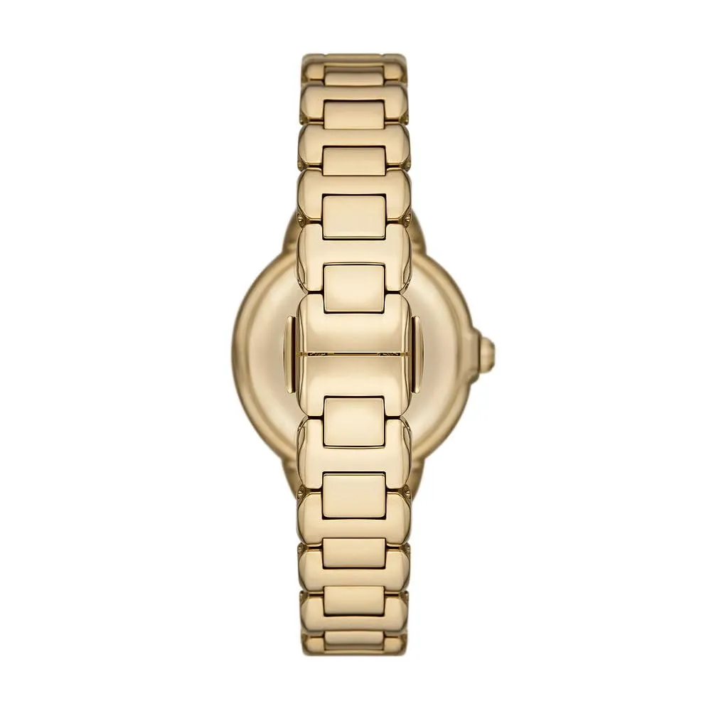 Emporio Armani Orologio Donna Oro Rosa Crema Autunno Inverno 2025