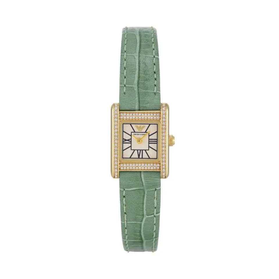 Emporio Armani Orologio Analogico Verde Acciaio