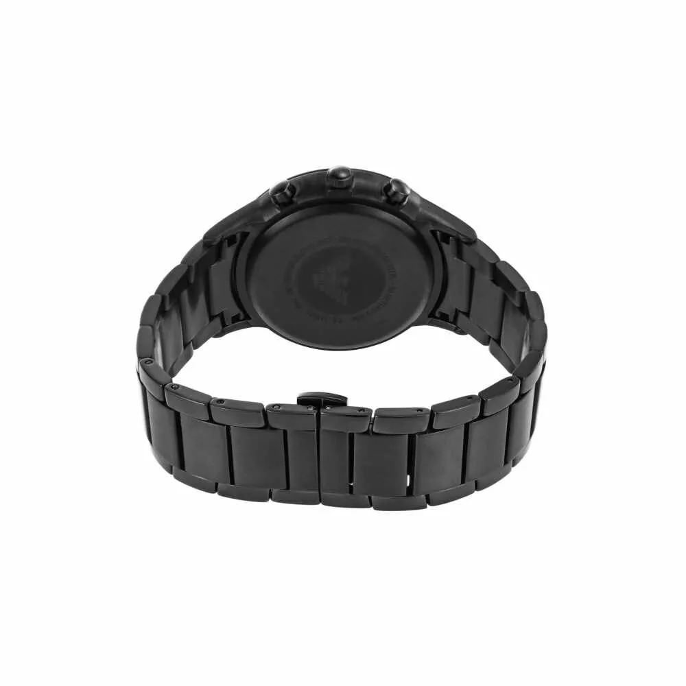 Emporio Armani Orologio Uomo Nero 43mm Quarzo Acciaio