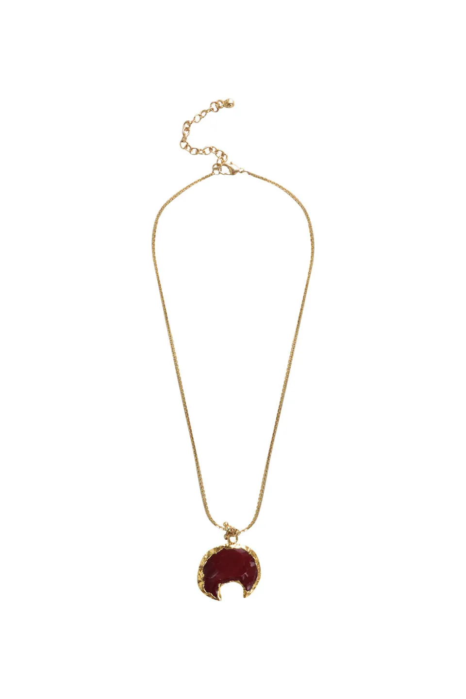 House of Tuhina Indrani collana marrone verde nero
