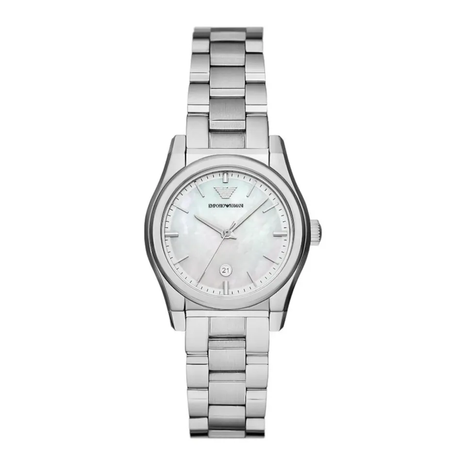 Emporio Armani Orologio Donna 32 mm Argento Perla
