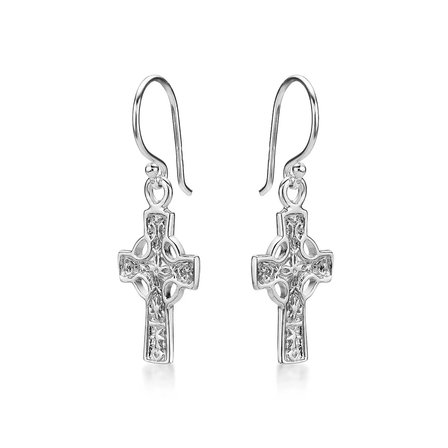 Diamond Treats Croce Celtica orecchini pendenti argento 925