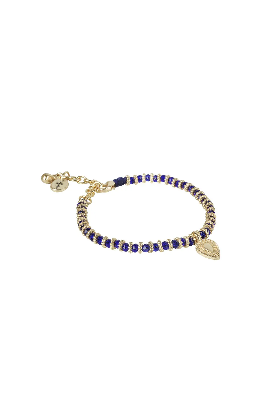 House of Tuhina Patra Bracelet bracciale bordeaux tessuto