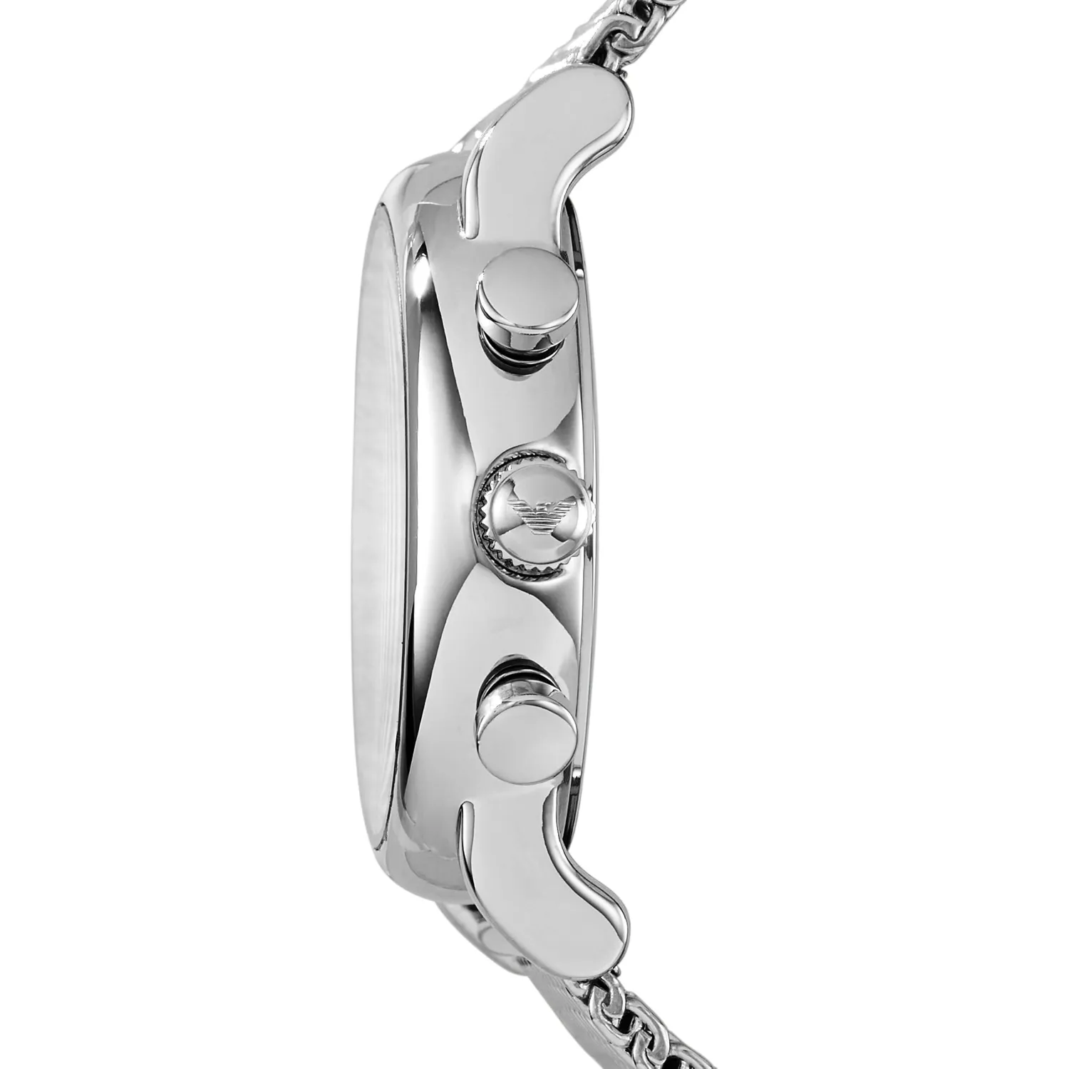 Emporio Armani orologio cronografo uomo argento nero