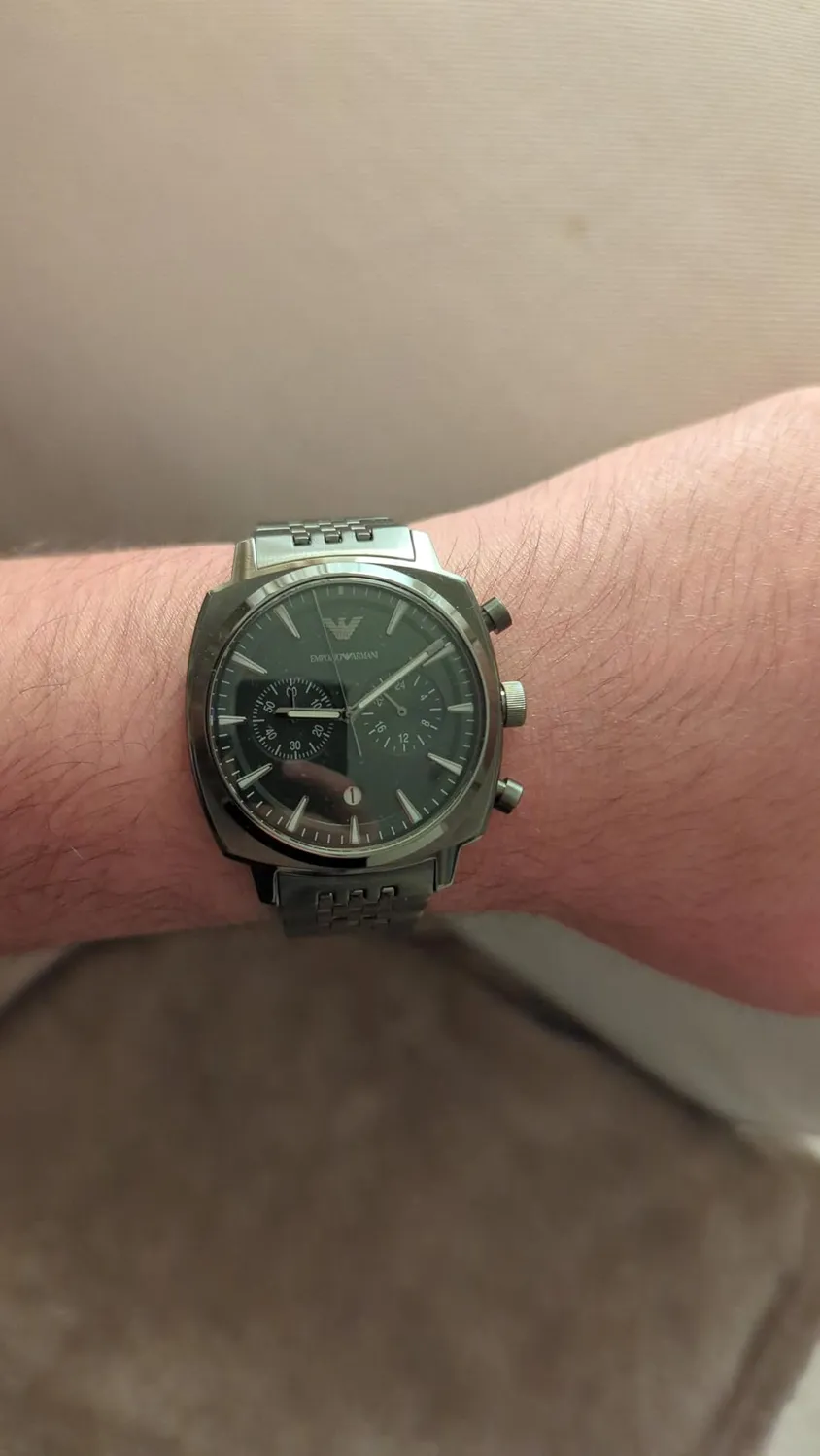 Emporio Armani Orologio Uomo Cronografo 40mm Nero Jet