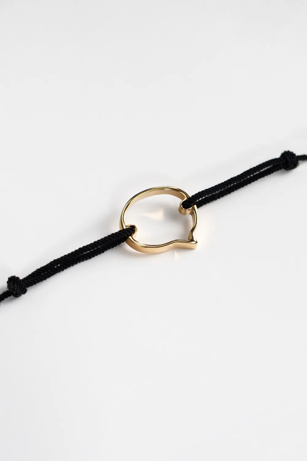 Saika Hibiki Gold bracciale nero in oro 18K