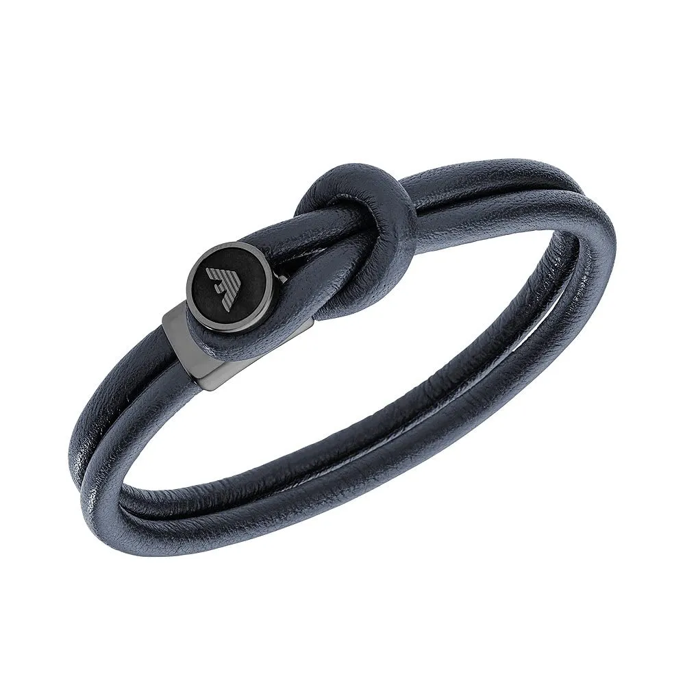 Emporio Armani Bracciale Uomo Acciaio Argento Maglie