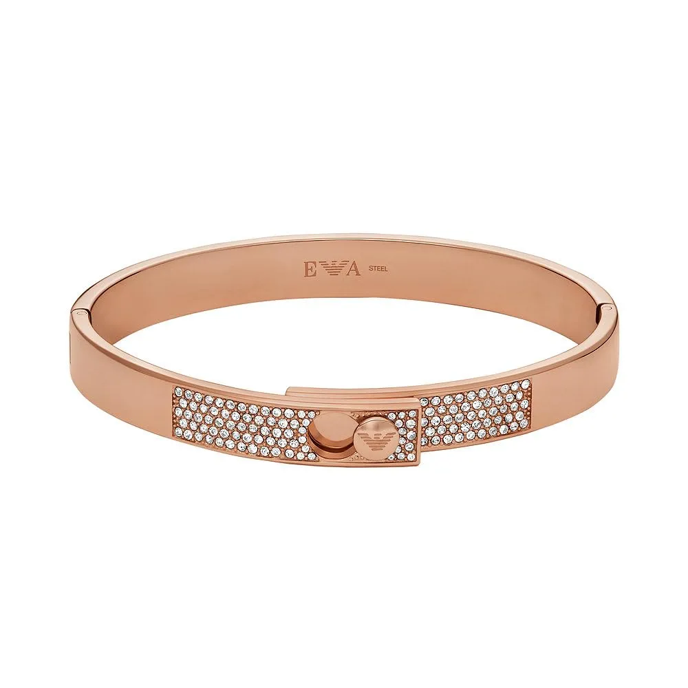 Emporio Armani bracciale acciaio Grigio Luna donna coulisse