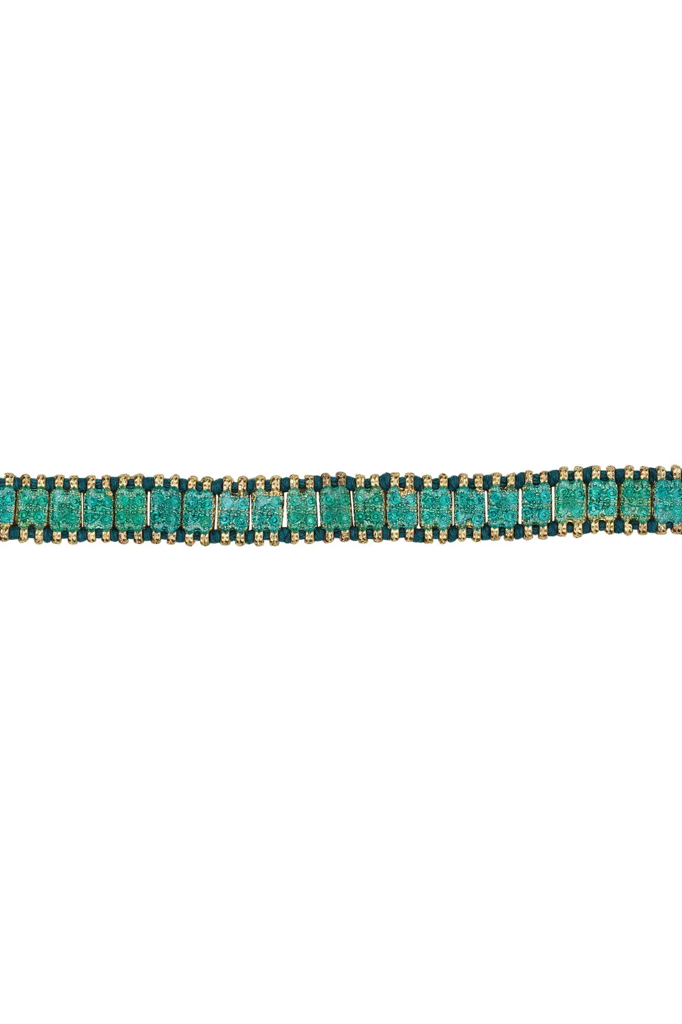 House of Tuhina Four Stone bracciale smaltato reversibile