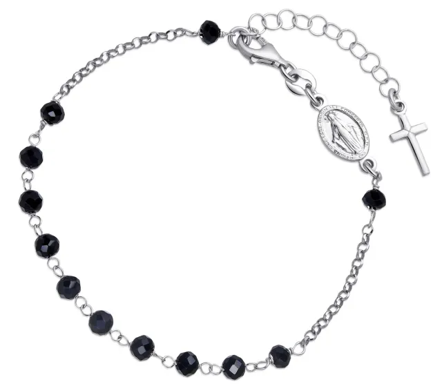 Dada Gioielli bracciale rosario argento madonna miracolosa