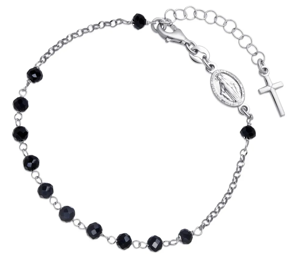 Dada Gioielli bracciale rosario argento madonna miracolosa