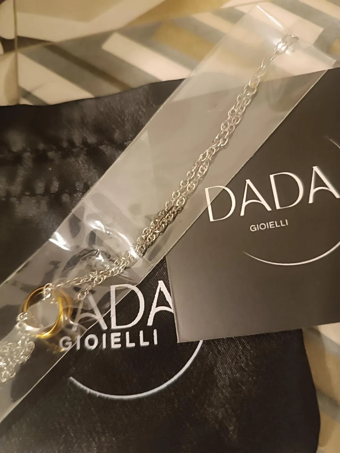 Dada Gioielli Trilogy bracciale anelli 12mm acciaio donna