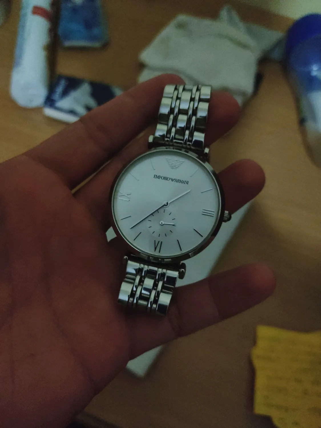 Emporio Armani Orologio Uomo Acciaio Elegante Classico
