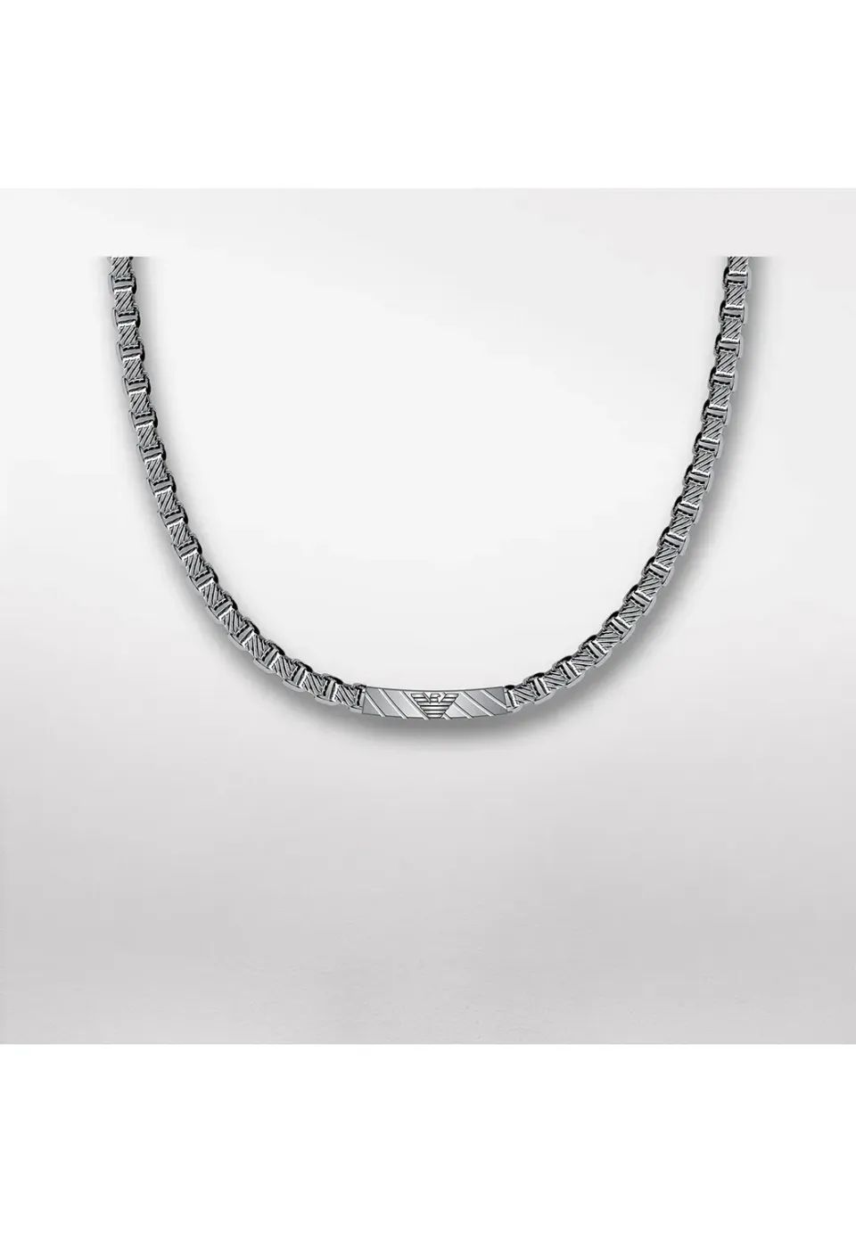 Emporio Armani EGS2922040 EGS2923040 set collana bracciale uomo acciaio