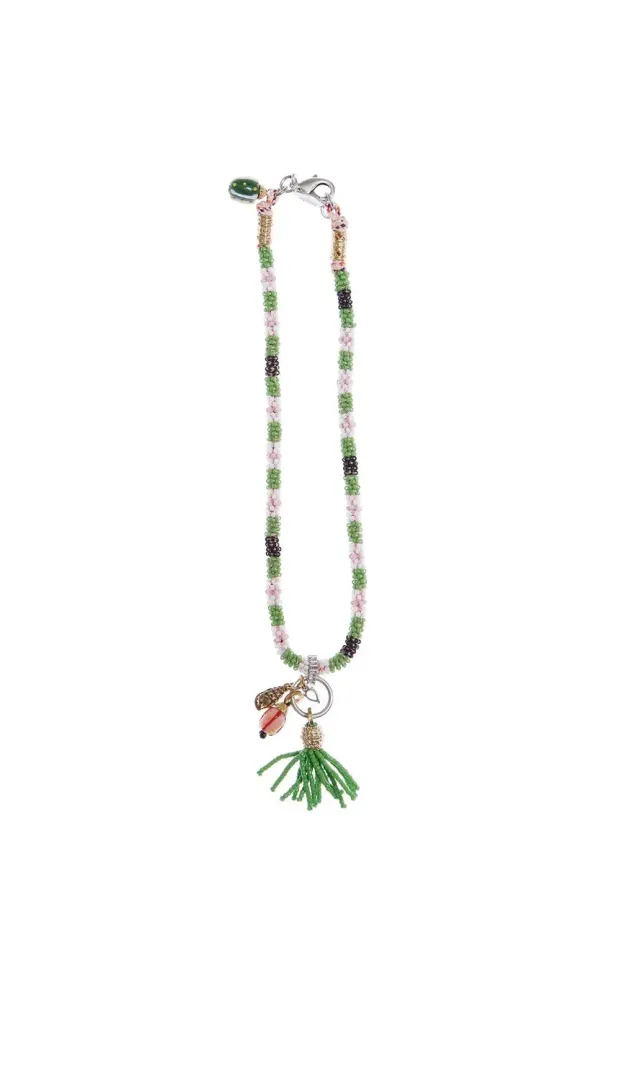 Rada Collana di Perline verde conchiglia