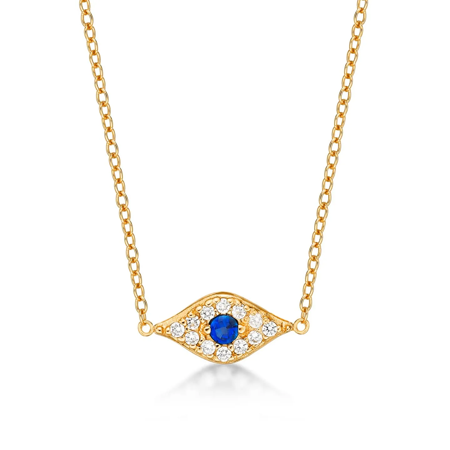 Diamond Treats collana occhio turco argento 925 malocchio