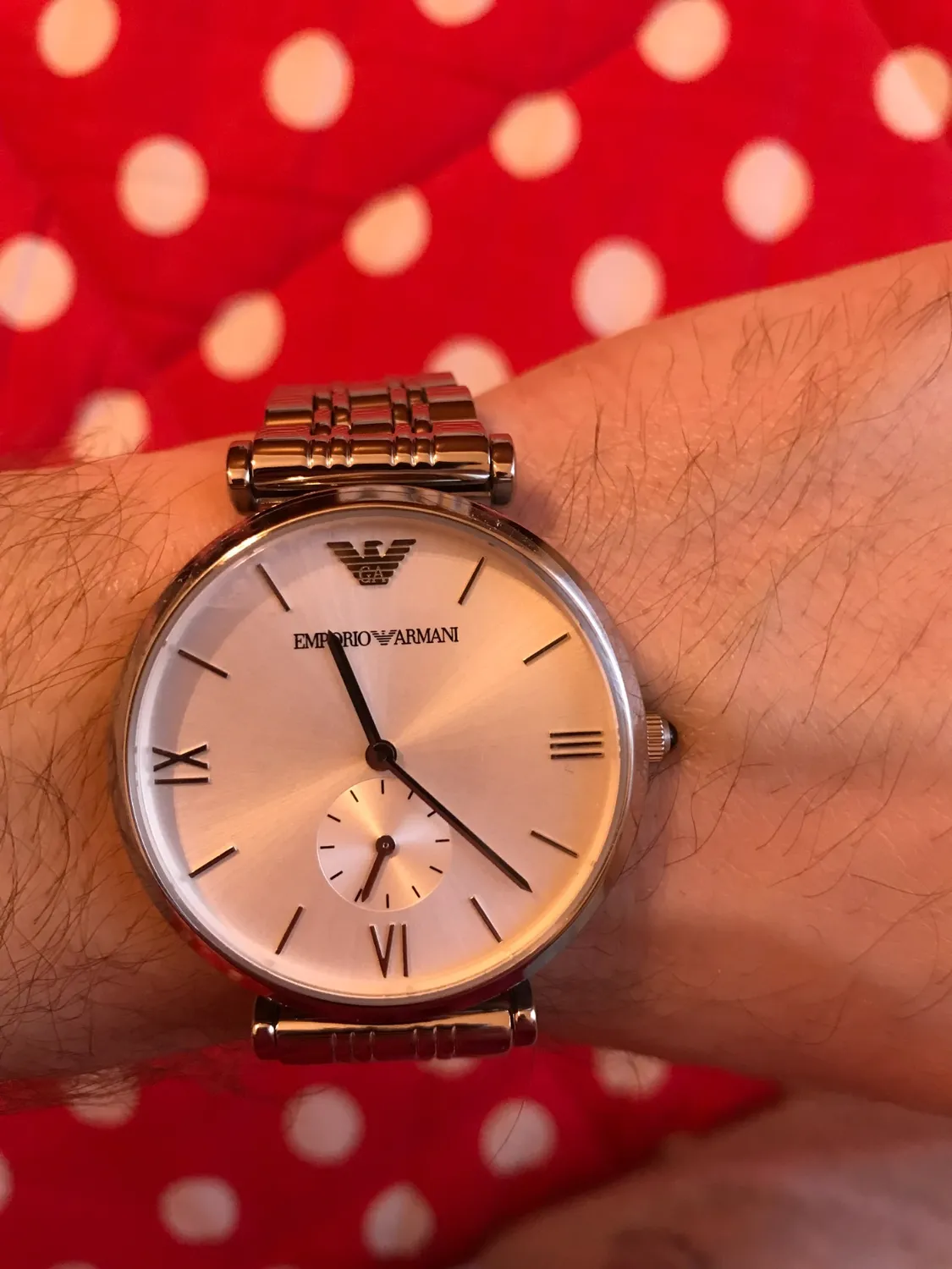 Emporio Armani Orologio Uomo Acciaio Elegante Classico