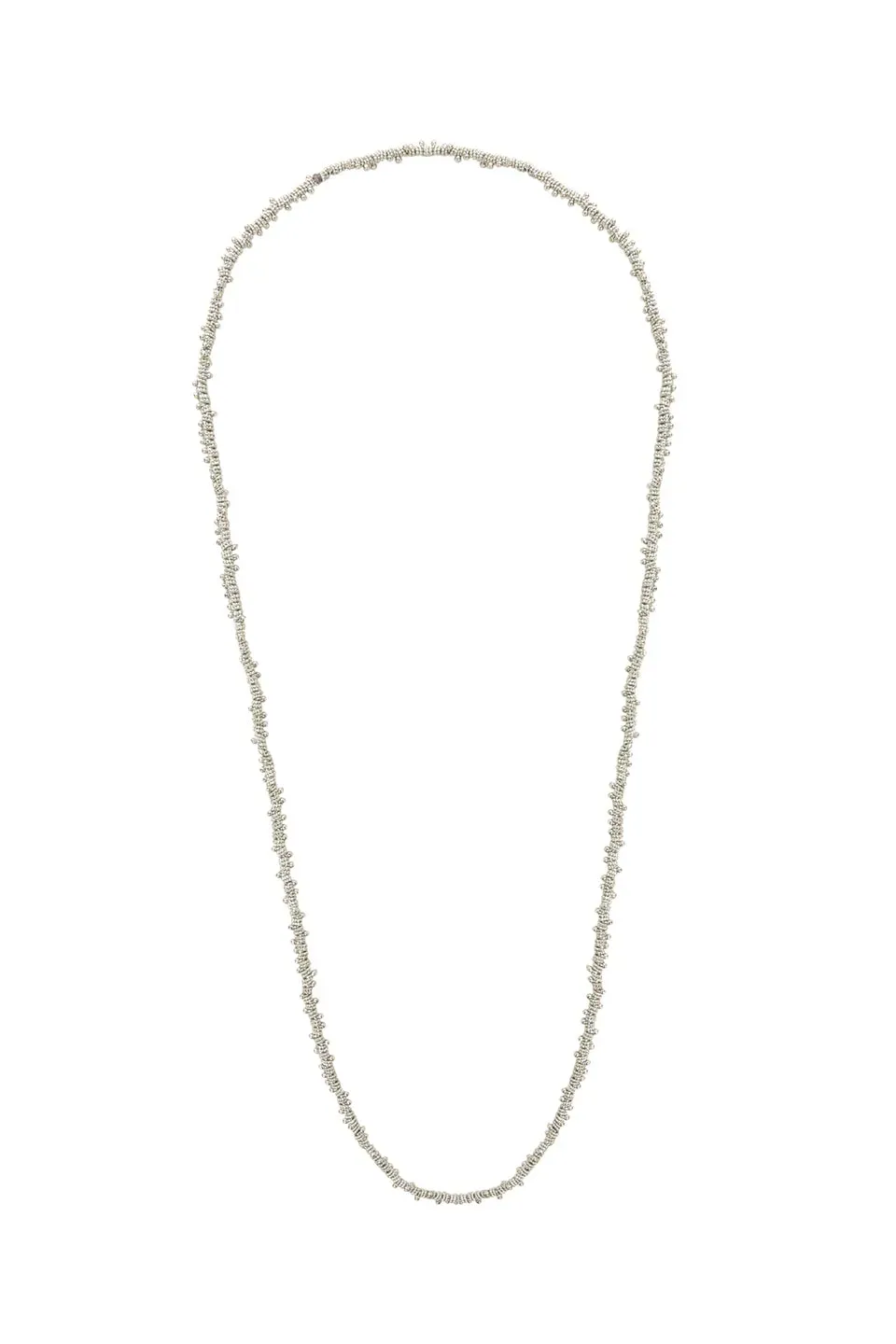 House of Tuhina Janak Long Layering collana argento fatta a mano