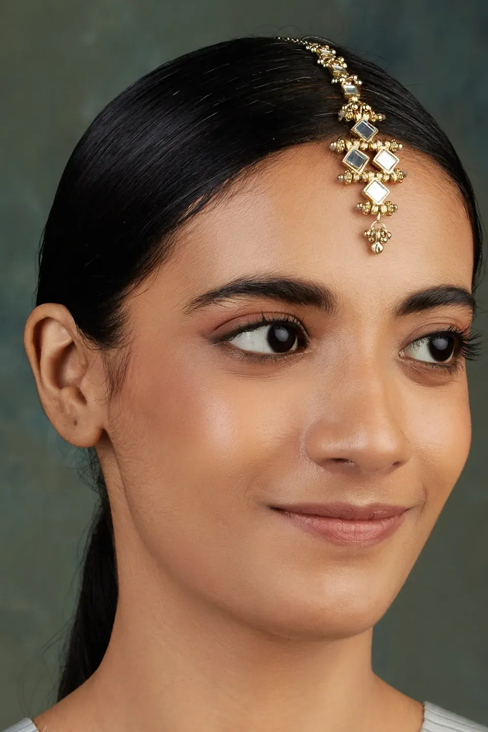 House of Tuhina Mirror Mumtaz tika oro fatto a mano