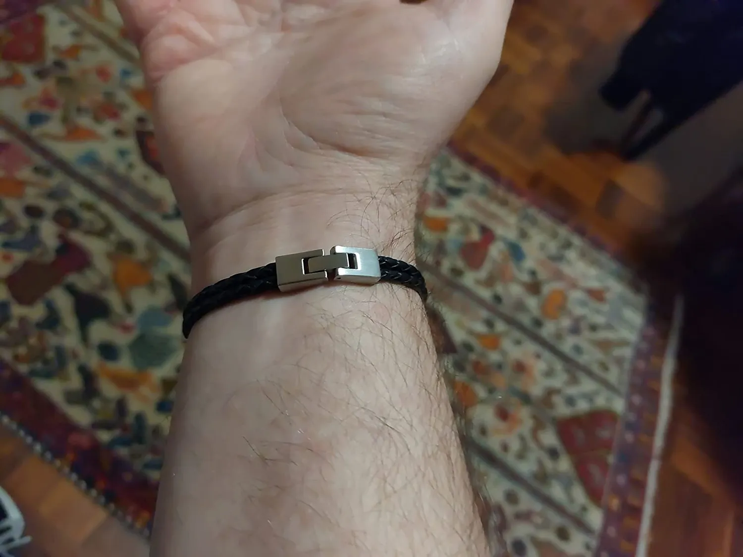 Emporio Armani EGS2719040 Bracciale Uomo Acciaio Argento 185 mm