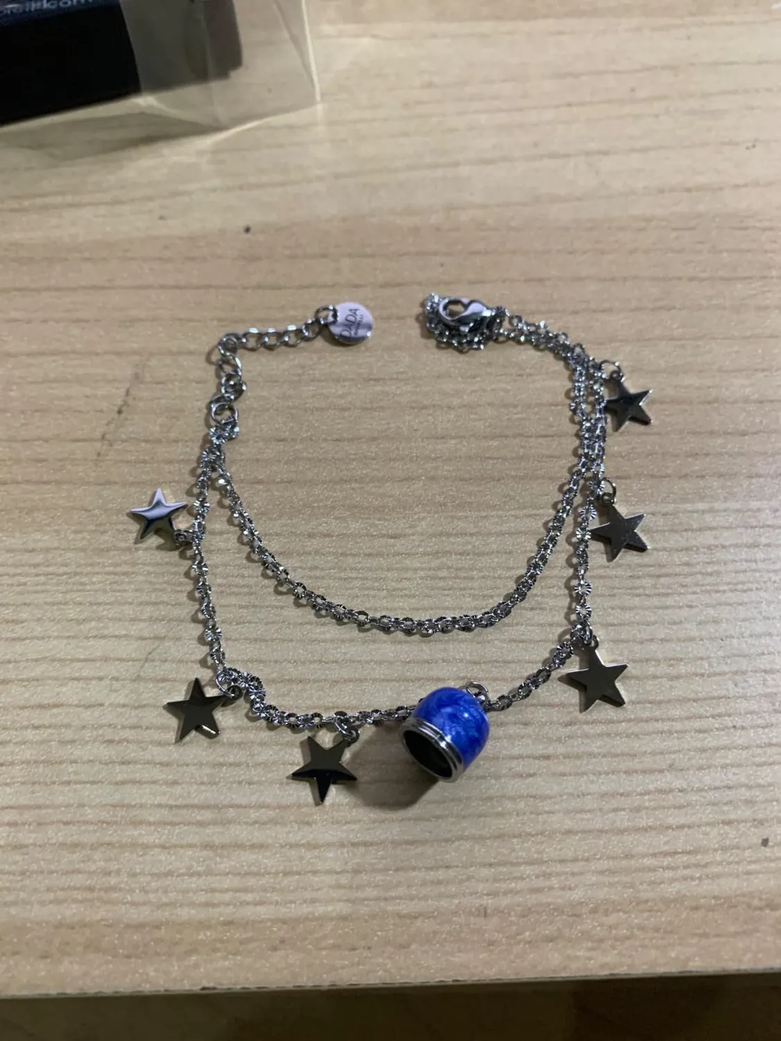 Dada Gioielli Capri Campanella Bracciale Blu Mare Stelline smalto