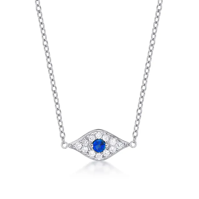 Diamond Treats collana occhio turco argento 925 malocchio