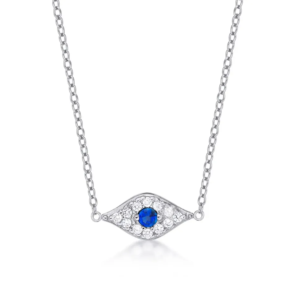 Diamond Treats collana occhio turco argento 925 malocchio