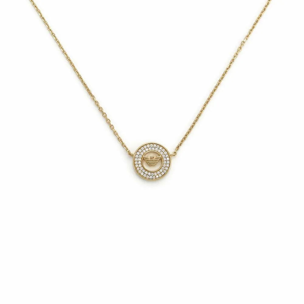 Emporio Armani collana oro giunchiglia argento