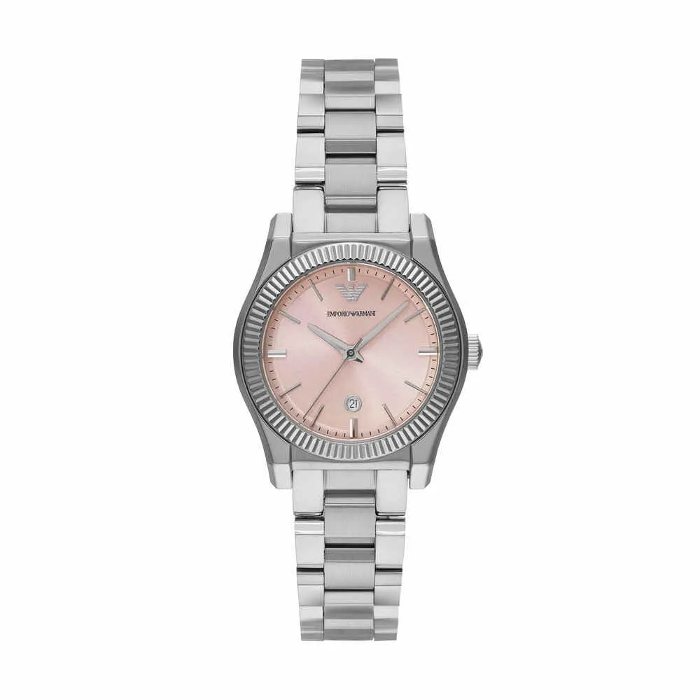 Emporio Armani Orologio Donna 32 mm Argento Perla