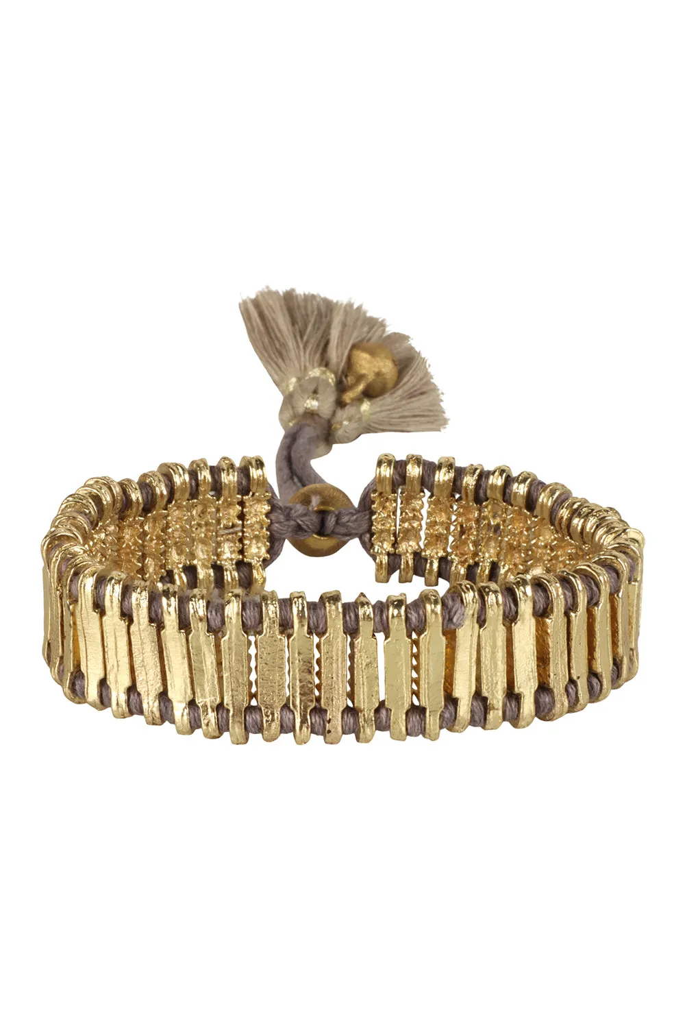 House of Tuhina Nabila 2 Stone Bracciale Regolabile Lilla