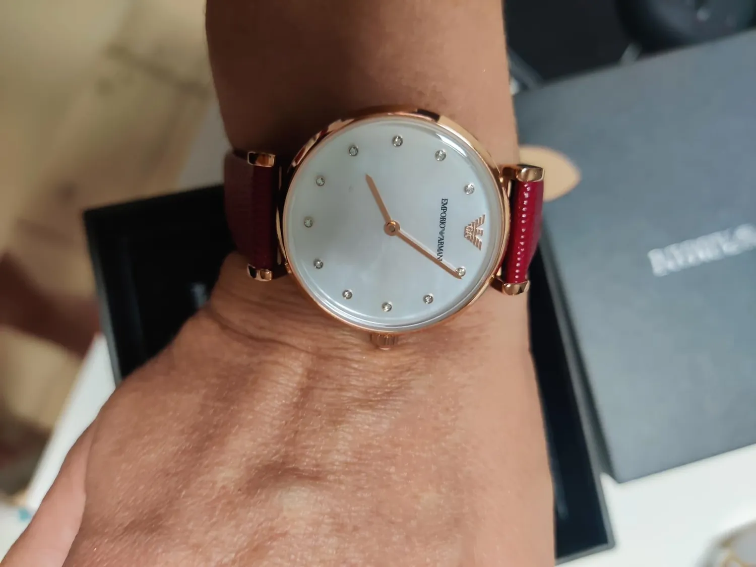 Emporio Armani Orologio Donna Abbronzatura e Oro