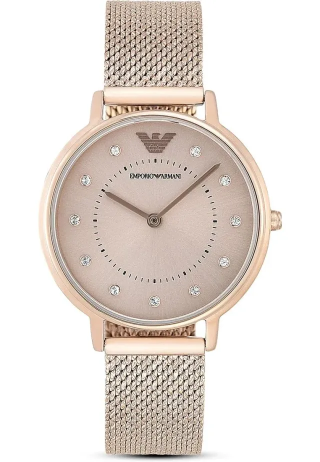 Emporio Armani Orologio Donna Oro Pallido Elegante