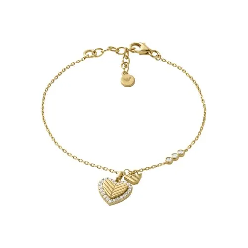 Emporio Armani bracciale donna oro giallo argento