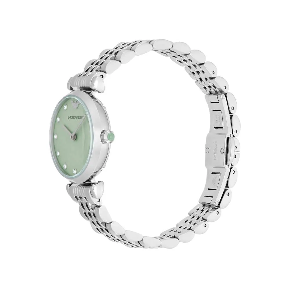 Emporio Armani Orologio Donna 28mm Verde Acciaio Quarzo